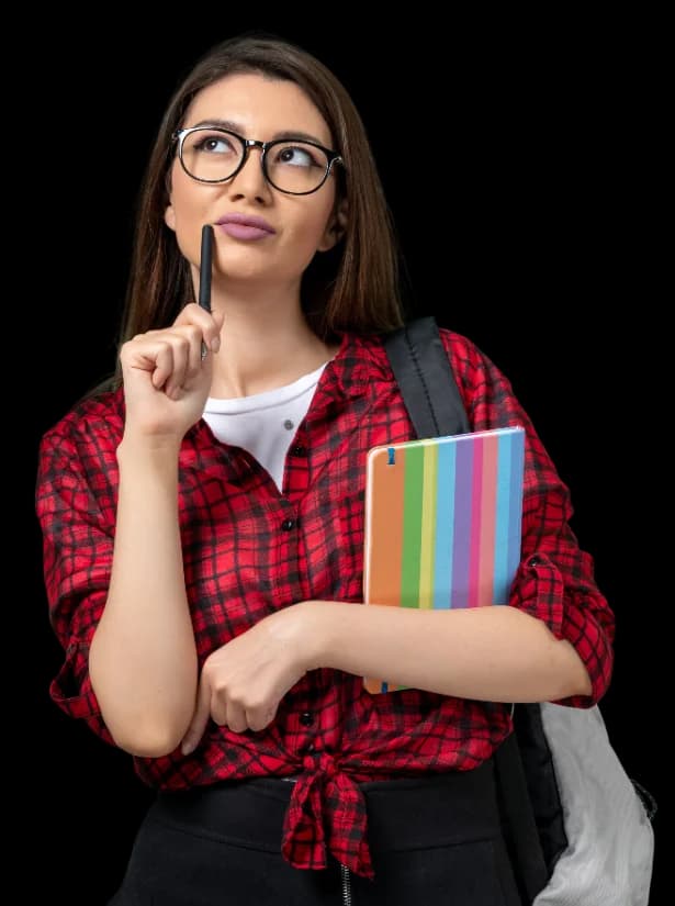 Student learning from home